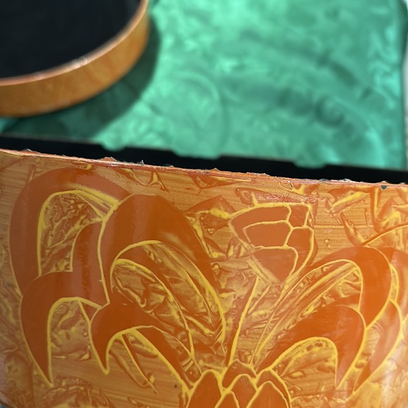 Vintage Rare Hat Box with Felt Lining - Picture 16 of 17